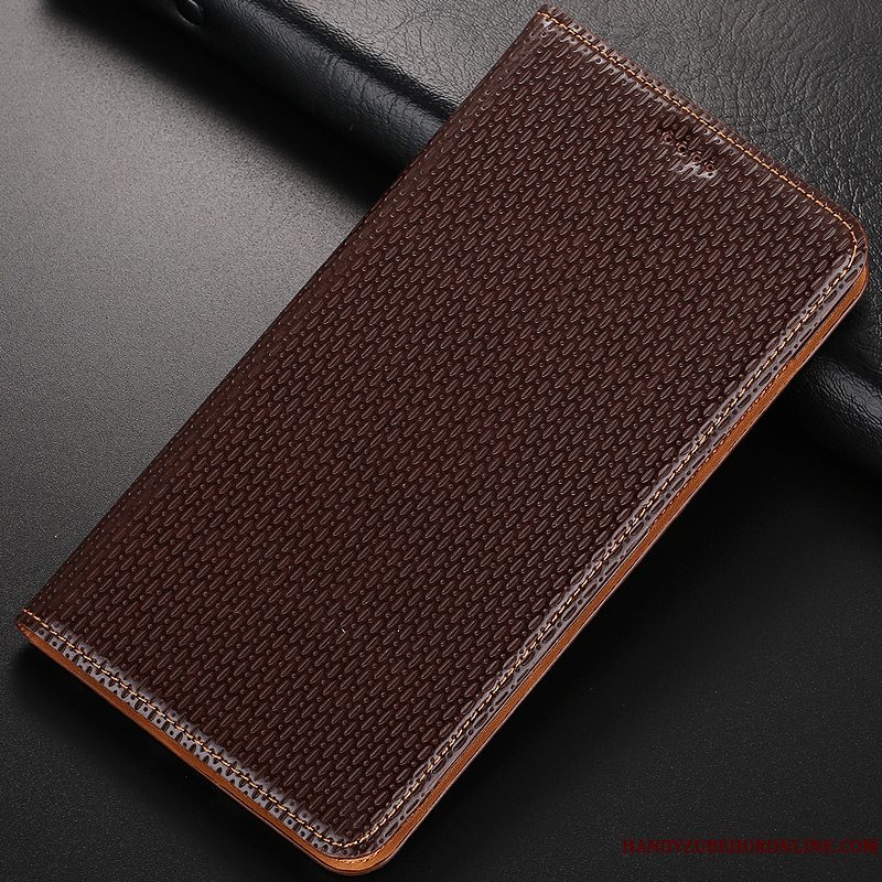 Etui Nokia 8.1 Læder Telefonanti-fald, Cover Nokia 8.1 Folio Sort