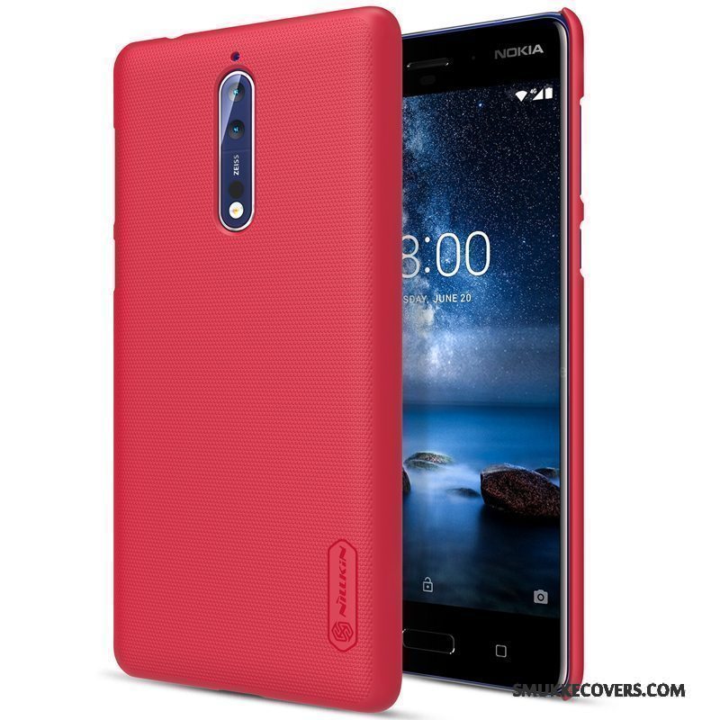 Etui Nokia 8 Beskyttelse Telefonanti-fald, Cover Nokia 8 Hvid Guld