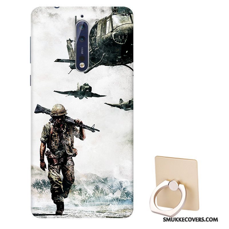 Etui Nokia 8 Blød Tilpas Nubuck, Cover Nokia 8 Cartoon Telefonanti-fald