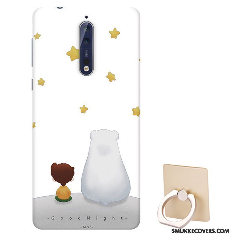 Etui Nokia 8 Blød Tilpas Nubuck, Cover Nokia 8 Cartoon Telefonanti-fald