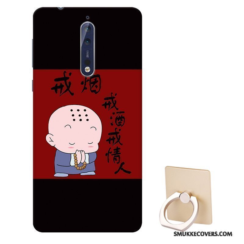 Etui Nokia 8 Blød Tilpas Nubuck, Cover Nokia 8 Cartoon Telefonanti-fald