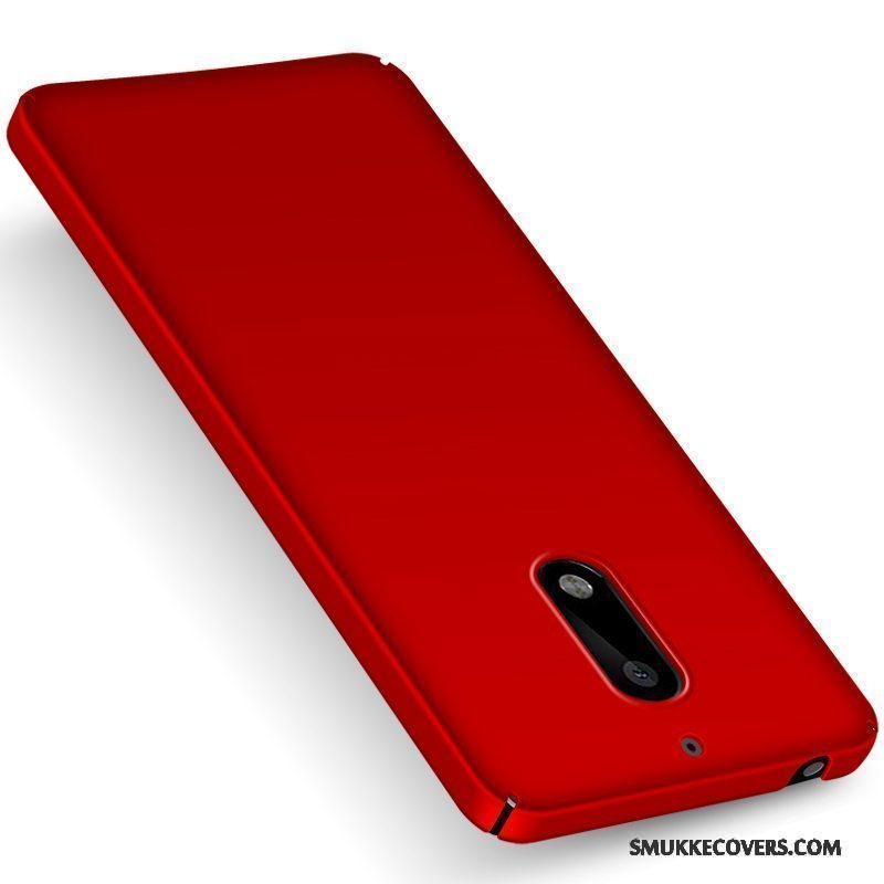 Etui Nokia 8 Kreativ Simple Lyserød, Cover Nokia 8 Support Nubuck Ring