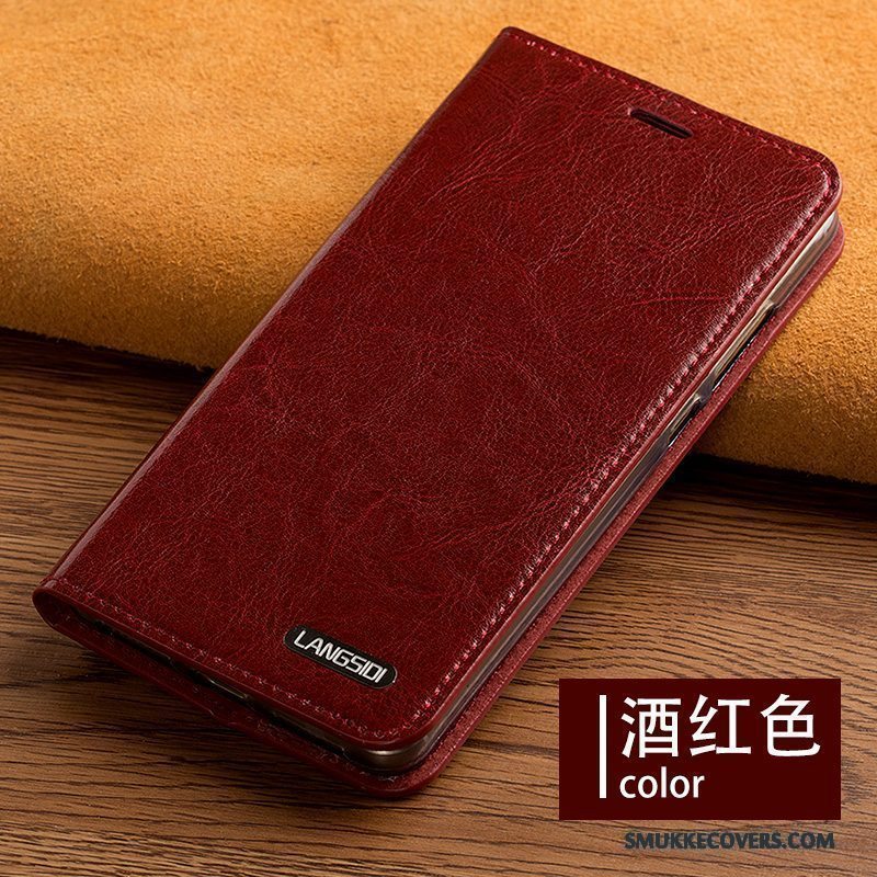 Etui Nokia 8 Silikone Telefonanti-fald, Cover Nokia 8 Folio Business Sort