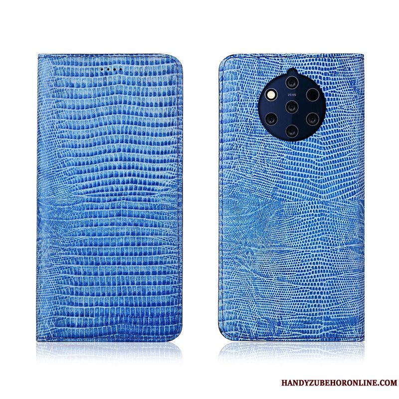 Etui Nokia 9 Pureview Blød Anti-fald Blå, Cover Nokia 9 Pureview Silikone Telefonny