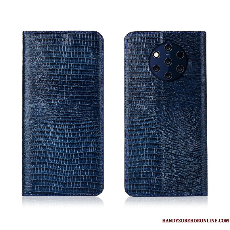 Etui Nokia 9 Pureview Blød Anti-fald Blå, Cover Nokia 9 Pureview Silikone Telefonny