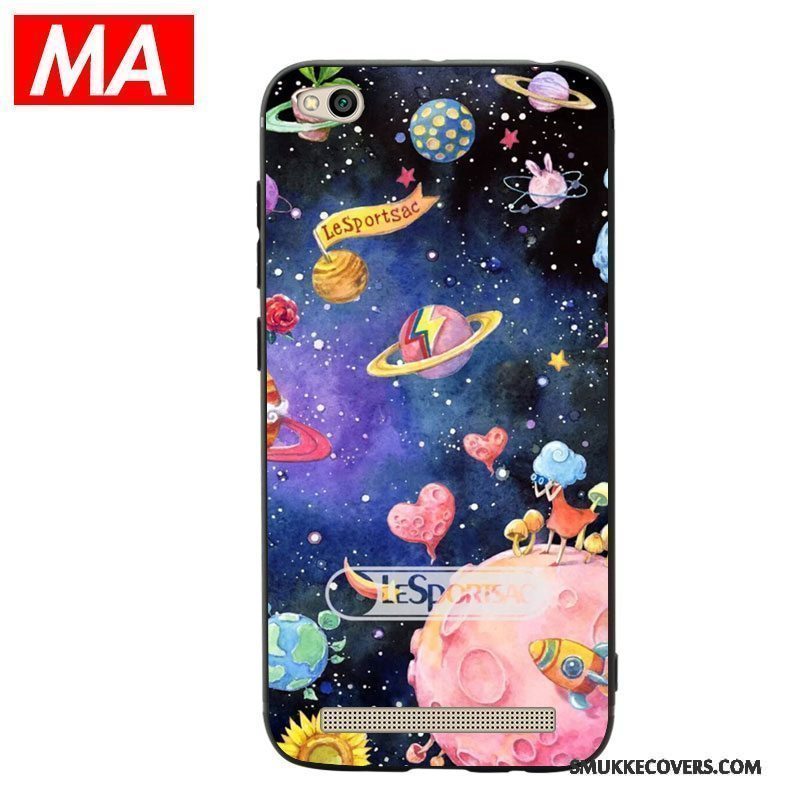 Etui Redmi 5a Beskyttelse Oliemaleri Telefon, Cover Redmi 5a Farve Planet Abstrakt