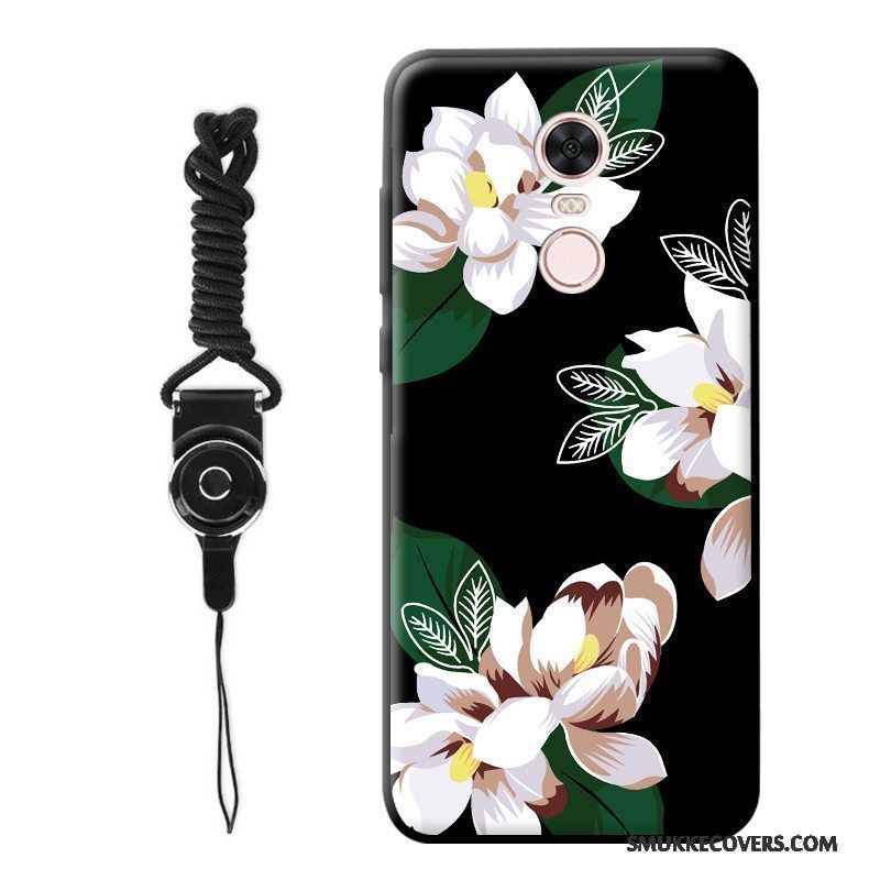 Etui Redmi 5a Beskyttelse Simple Blomster, Cover Redmi 5a Farve Rød Telefon