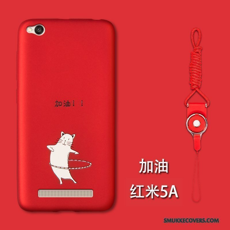 Etui Redmi 5a Kreativ Telefonanti-fald, Cover Redmi 5a Tasker Grøn Nubuck