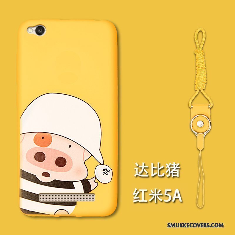 Etui Redmi 5a Kreativ Telefonanti-fald, Cover Redmi 5a Tasker Grøn Nubuck