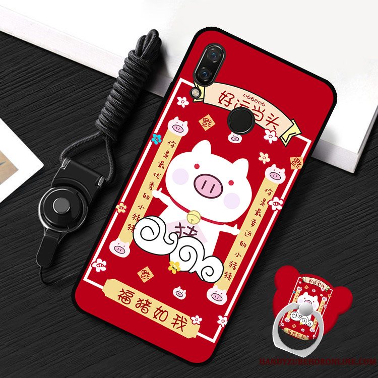 Etui Redmi 7 Cartoon Trend Hængende Ornamenter, Cover Redmi 7 Beskyttelse Guld Af Personlighed