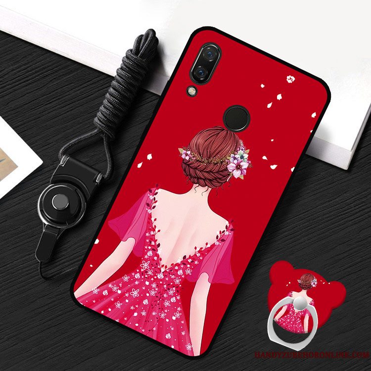 Etui Redmi 7 Cartoon Trend Hængende Ornamenter, Cover Redmi 7 Beskyttelse Guld Af Personlighed