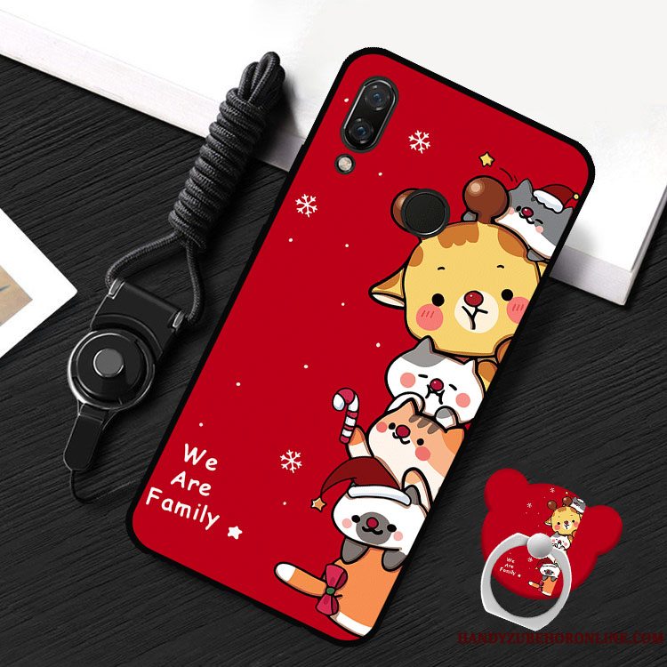 Etui Redmi 7 Cartoon Trend Hængende Ornamenter, Cover Redmi 7 Beskyttelse Guld Af Personlighed