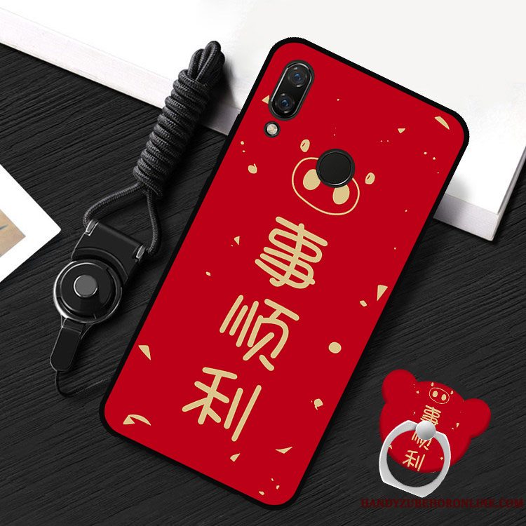 Etui Redmi 7 Cartoon Trend Hængende Ornamenter, Cover Redmi 7 Beskyttelse Guld Af Personlighed