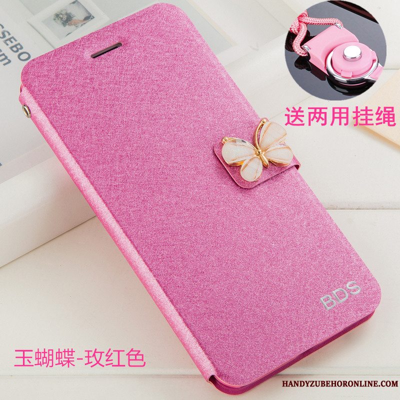 Etui Redmi 7 Folio Telefonhængende Ornamenter, Cover Redmi 7 Support Anti-fald Lille Sektion