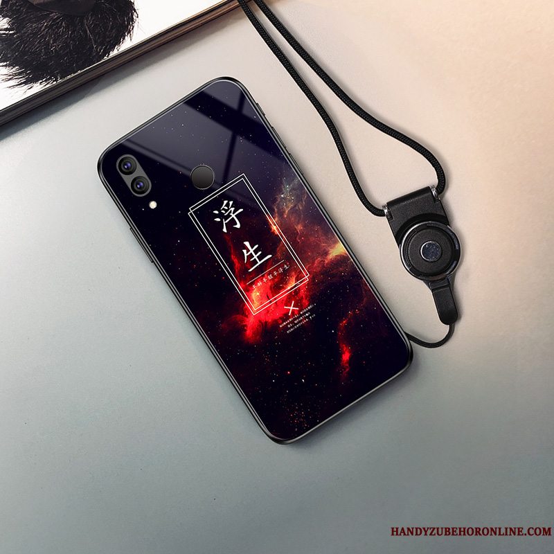 Etui Redmi 7 Kreativ Hængende Hals Lille Sektion, Cover Redmi 7 Telefonsort