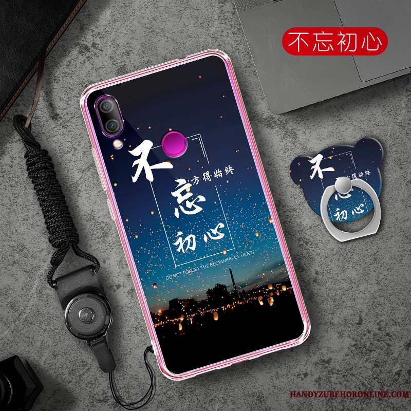 Etui Redmi 7 Kreativ Lyserød Telefon, Cover Redmi 7 Cartoon Trend Net Red