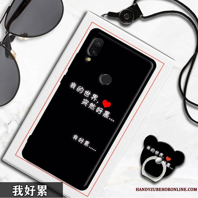 Etui Redmi 7 Silikone Anti-fald Lille Sektion, Cover Redmi 7 Blød Hvid Telefon