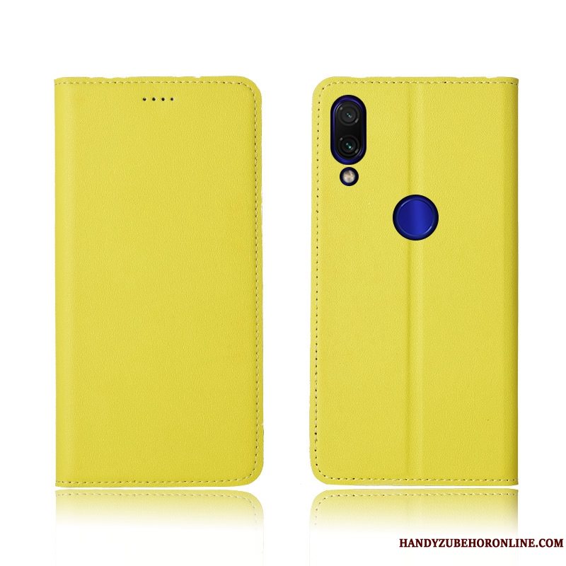 Etui Redmi 7 Silikone Anti-fald Lille Sektion, Cover Redmi 7 Tasker Rød Telefon