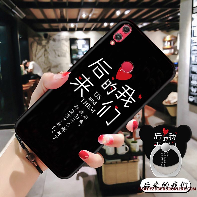 Etui Redmi 7 Silikone Rød Anti-fald, Cover Redmi 7 Cartoon Telefon