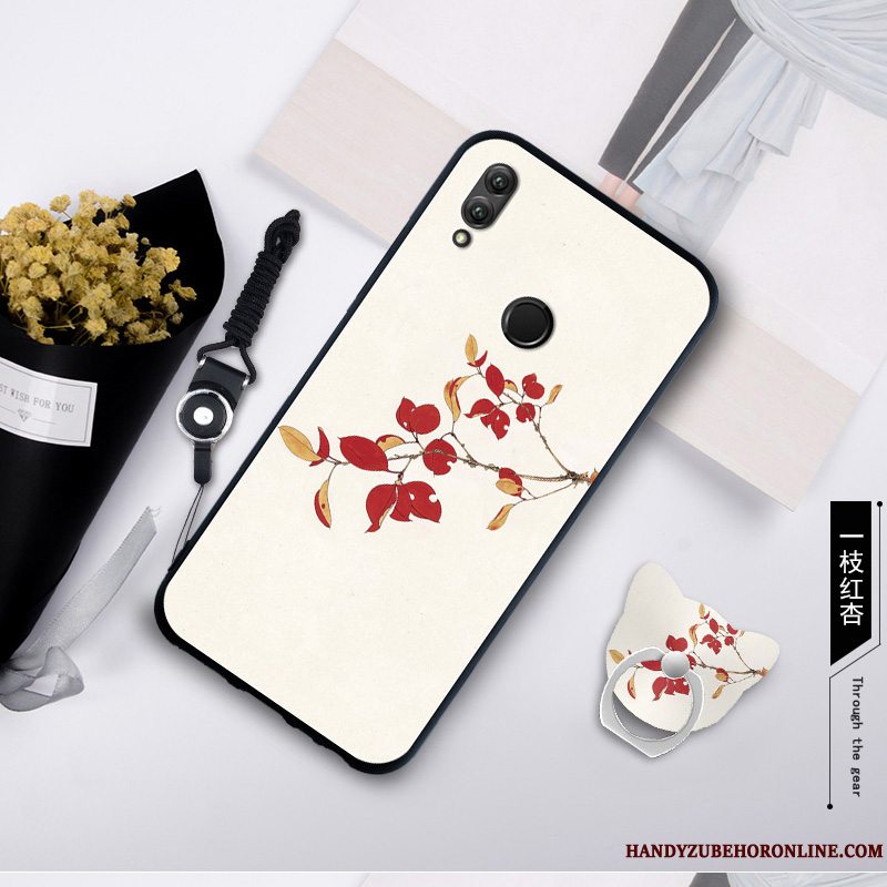 Etui Redmi 7 Tasker Hærdning Guld, Cover Redmi 7 Blød Skærmbeskyttelse Kunst