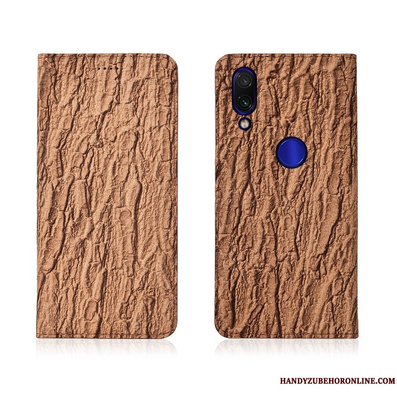 Etui Redmi 7 Tasker Tree Telefon, Cover Redmi 7 Blød Rød Anti-fald