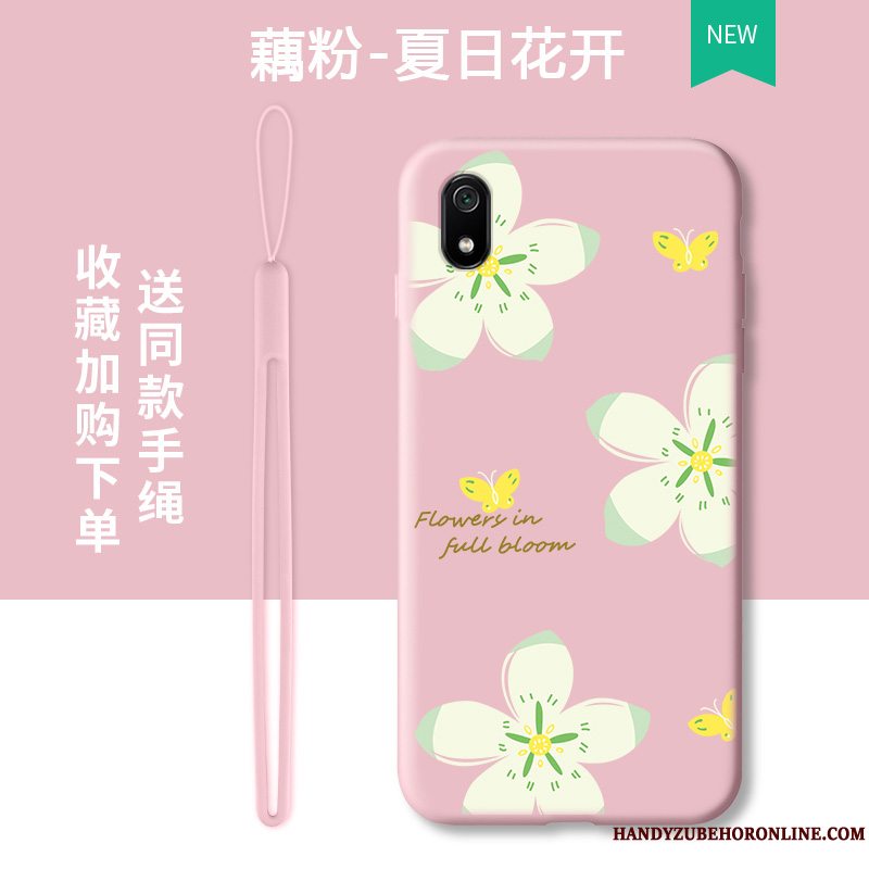 Etui Redmi 7a Beskyttelse Anti-fald Lyserød, Cover Redmi 7a Tasker Trend Telefon