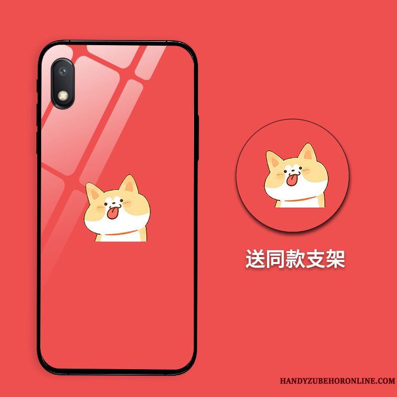 Etui Redmi 7a Cartoon Af Personlighed Anti-fald, Cover Redmi 7a Beskyttelse Net Red Glas