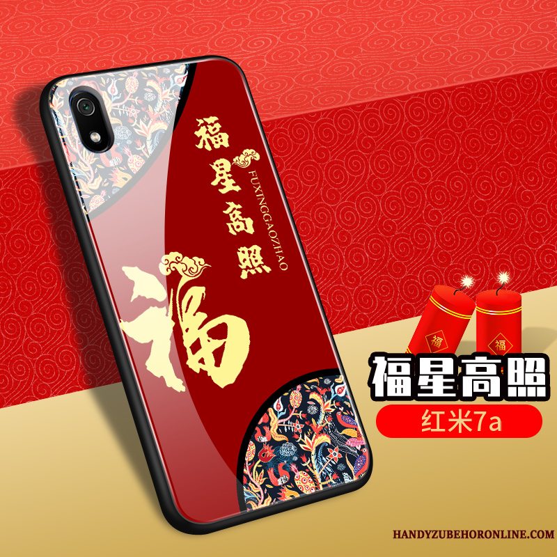 Etui Redmi 7a Silikone Telefonny, Cover Redmi 7a Tasker Wealth Glas