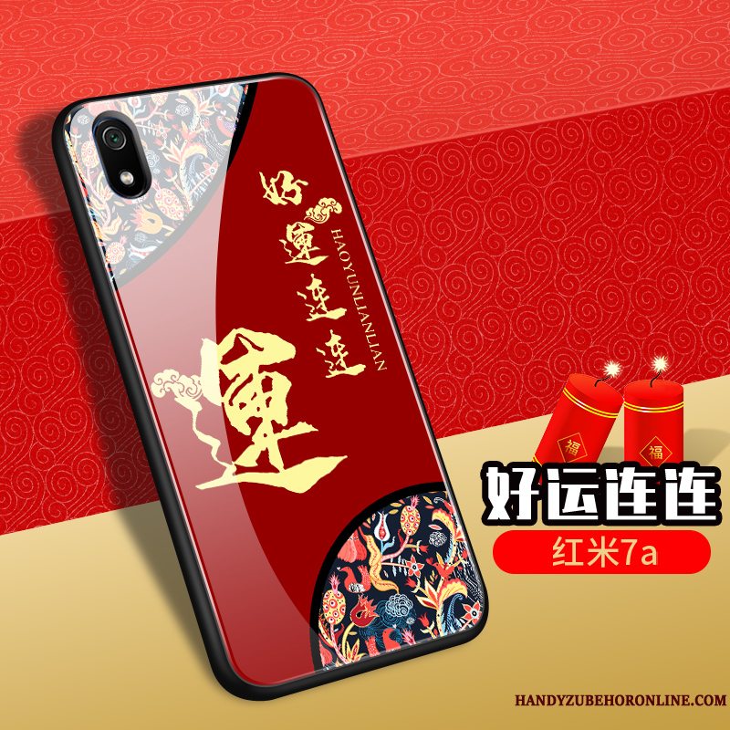 Etui Redmi 7a Silikone Telefonny, Cover Redmi 7a Tasker Wealth Glas