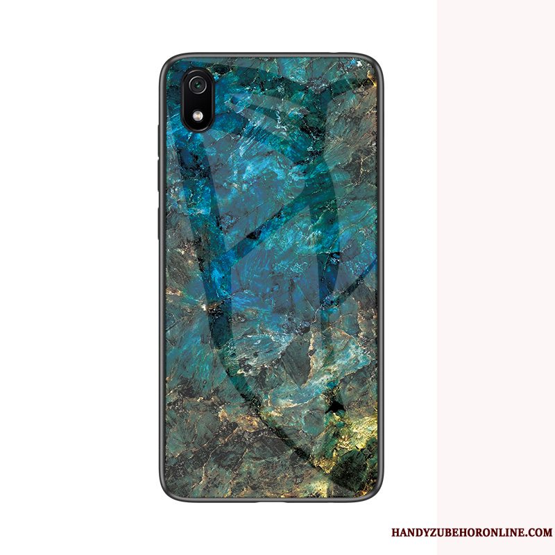 Etui Redmi 7a Silikone Telefonrød, Cover Redmi 7a Blød Glas Stor