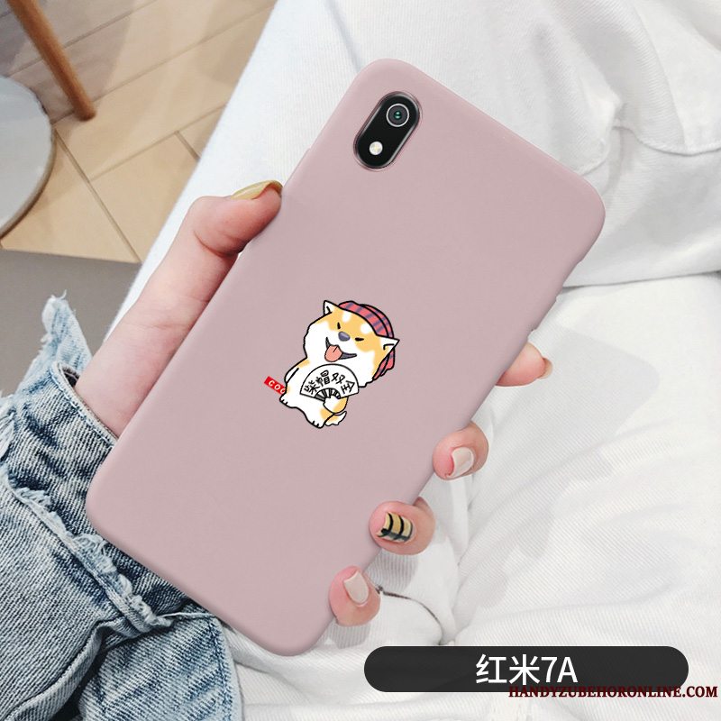 Etui Redmi 7a Silikone Vind Smuk, Cover Redmi 7a Tasker Trend Rød