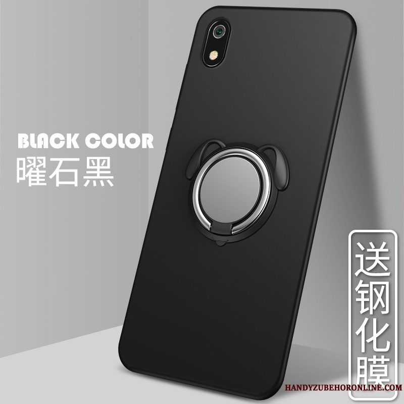 Etui Redmi 7a Tasker Anti-fald Magnetisk, Cover Redmi 7a Support Bil Rød