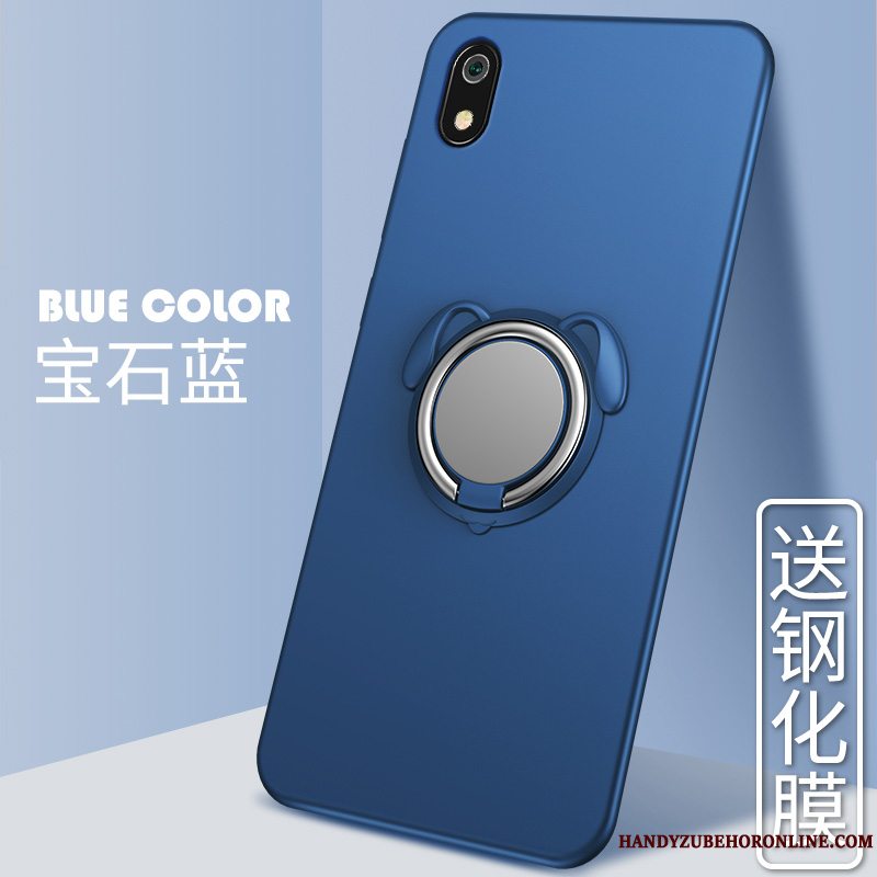 Etui Redmi 7a Tasker Anti-fald Magnetisk, Cover Redmi 7a Support Bil Rød