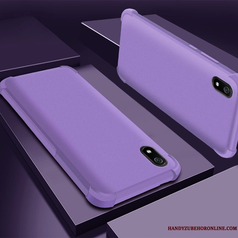 Etui Redmi 7a Tasker Nubuck Lilla, Cover Redmi 7a Silikone Rød Telefon