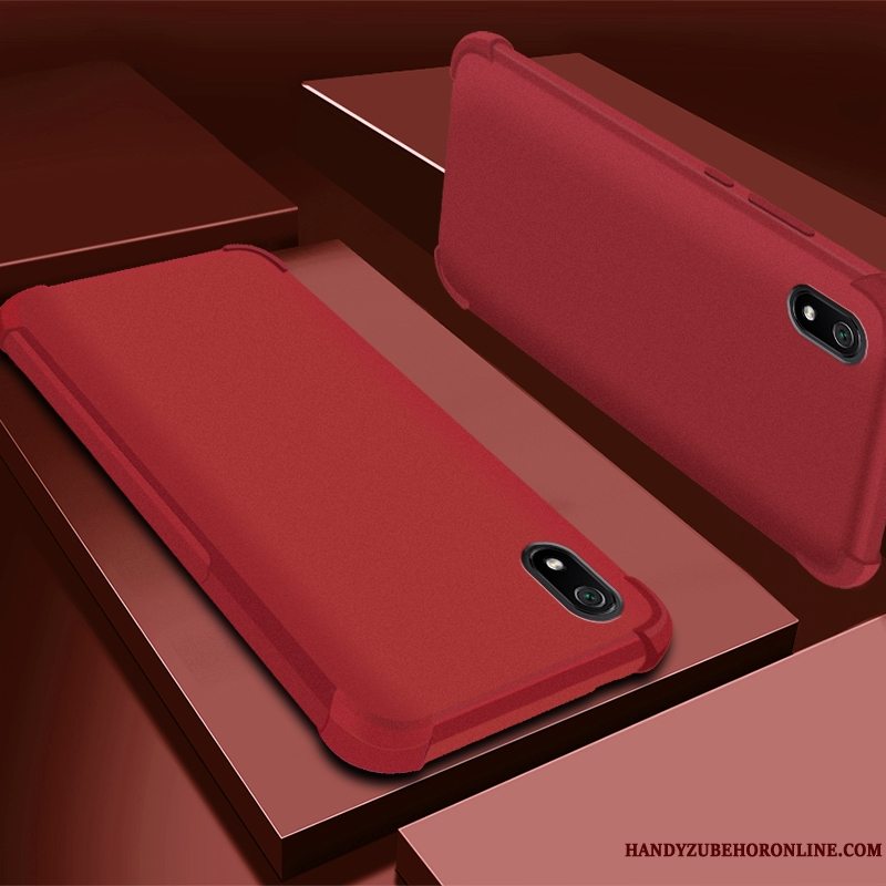 Etui Redmi 7a Tasker Nubuck Lilla, Cover Redmi 7a Silikone Rød Telefon