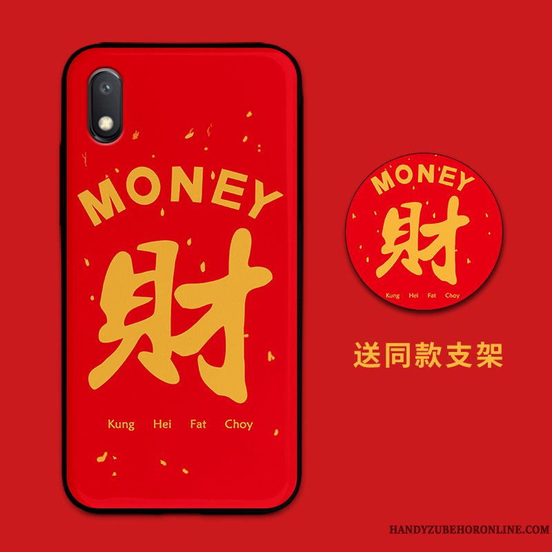 Etui Redmi 7a Tasker Ny Elskeren, Cover Redmi 7a Beskyttelse Rød Hård