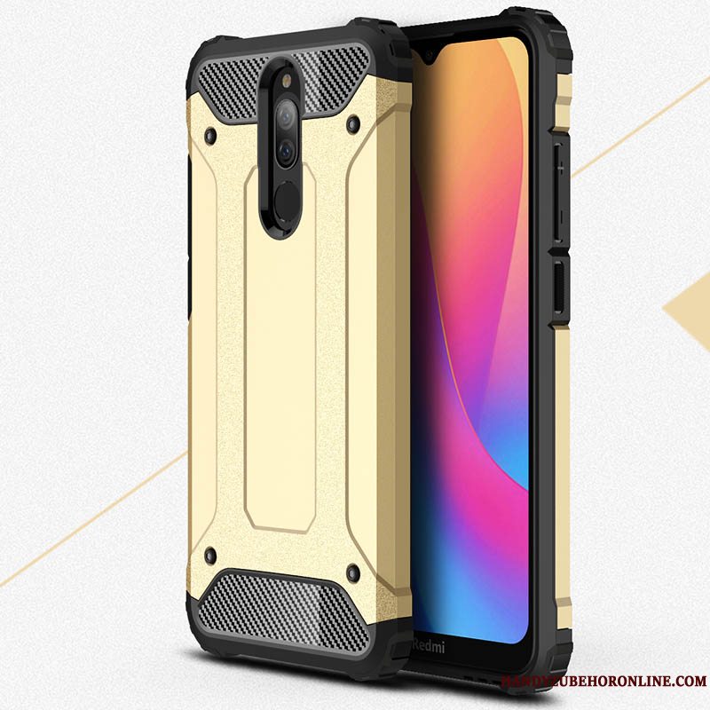 Etui Redmi 8 Blød Hård Nubuck, Cover Redmi 8 Tasker Hærdning Ny