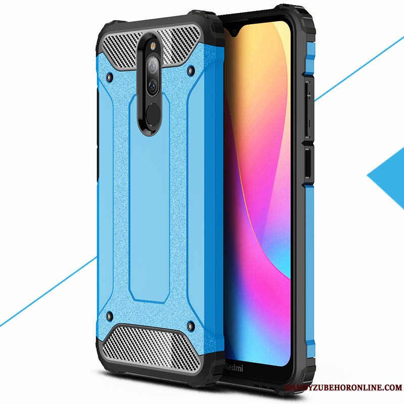 Etui Redmi 8 Blød Hård Nubuck, Cover Redmi 8 Tasker Hærdning Ny