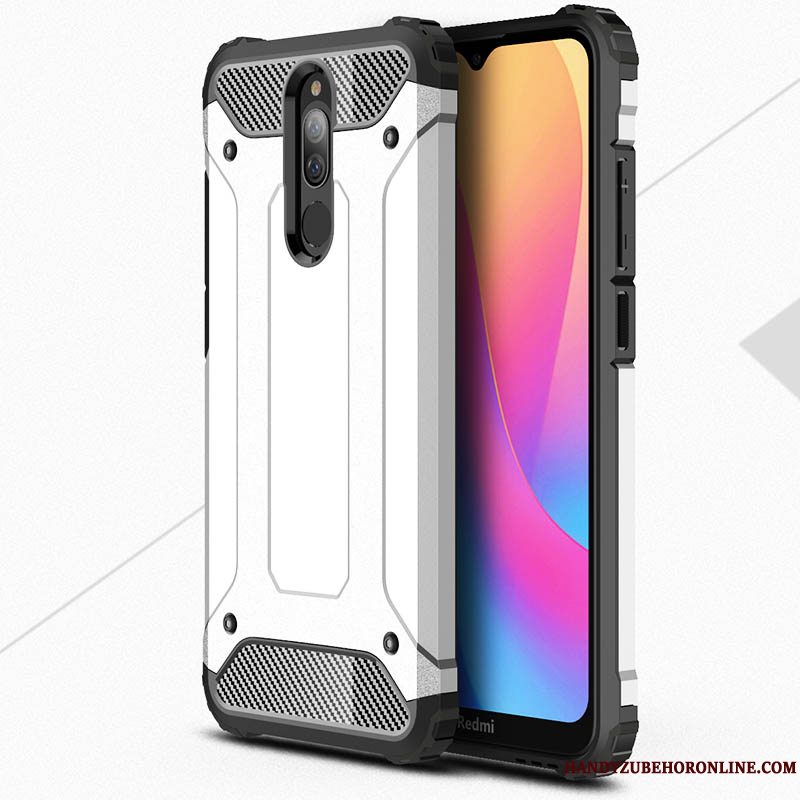 Etui Redmi 8 Blød Hård Nubuck, Cover Redmi 8 Tasker Hærdning Ny