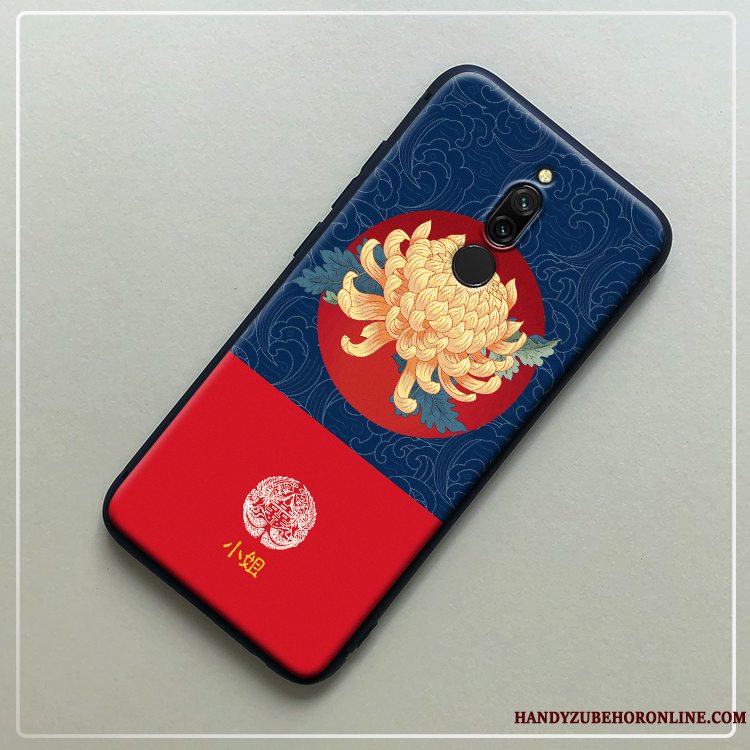 Etui Redmi 8 Blød Kunst Mønster, Cover Redmi 8 Silikone Telefonanti-fald