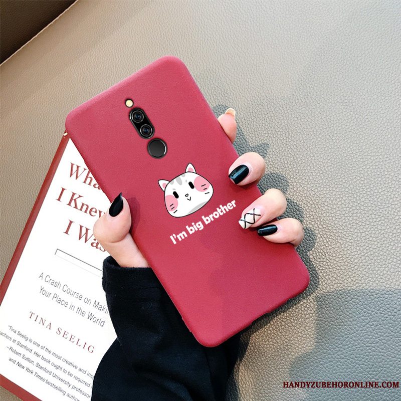 Etui Redmi 8 Blød Trendy Anti-fald, Cover Redmi 8 Silikone Nubuck Smuk