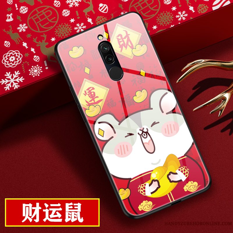 Etui Redmi 8 Kreativ Telefonglas, Cover Redmi 8 Cartoon Hård Simple