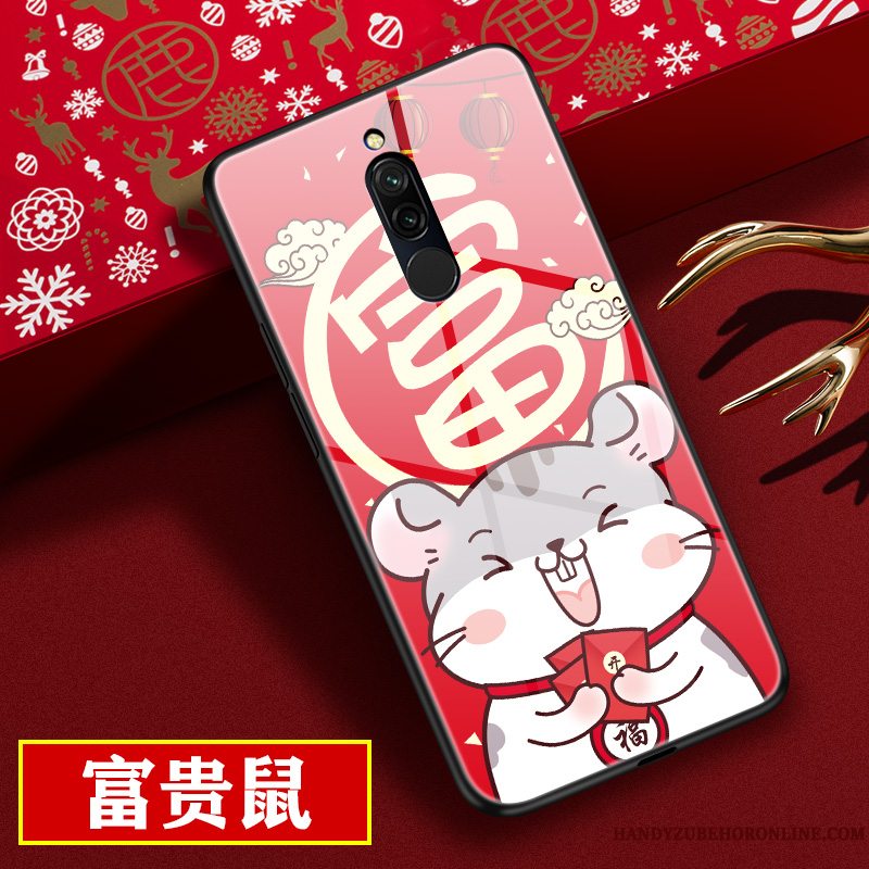 Etui Redmi 8 Kreativ Telefonglas, Cover Redmi 8 Cartoon Hård Simple