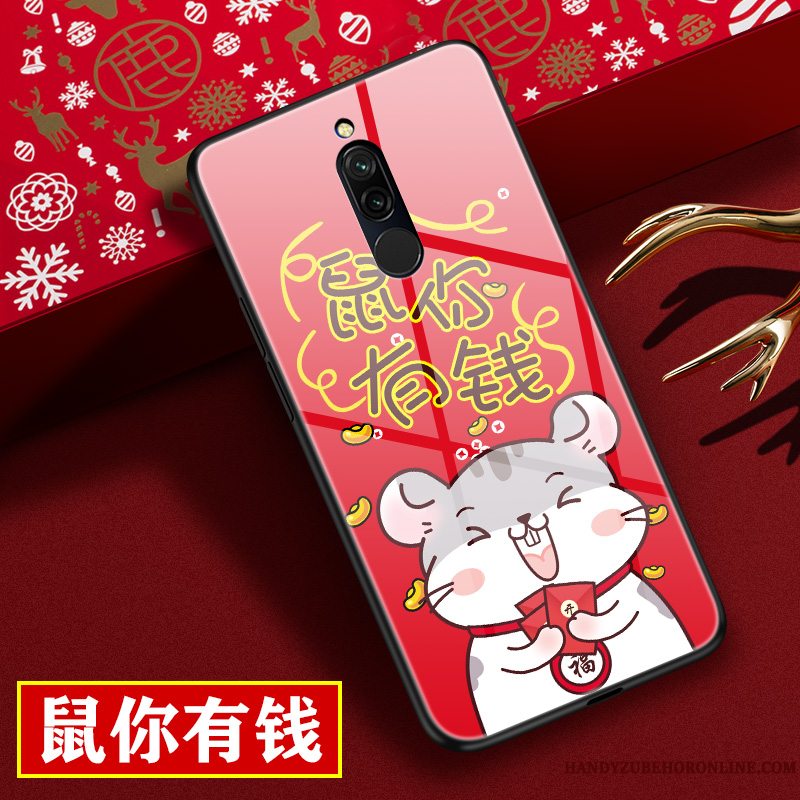 Etui Redmi 8 Kreativ Telefonglas, Cover Redmi 8 Cartoon Hård Simple