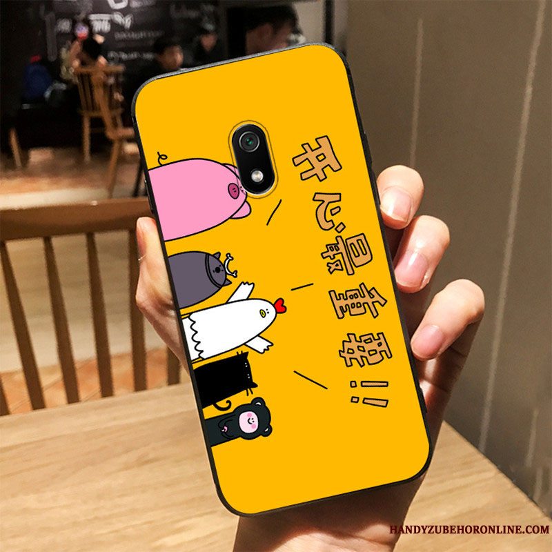 Etui Redmi 8a Beskyttelse Anti-fald Sort, Cover Redmi 8a Tasker Lille Sektion Smuk