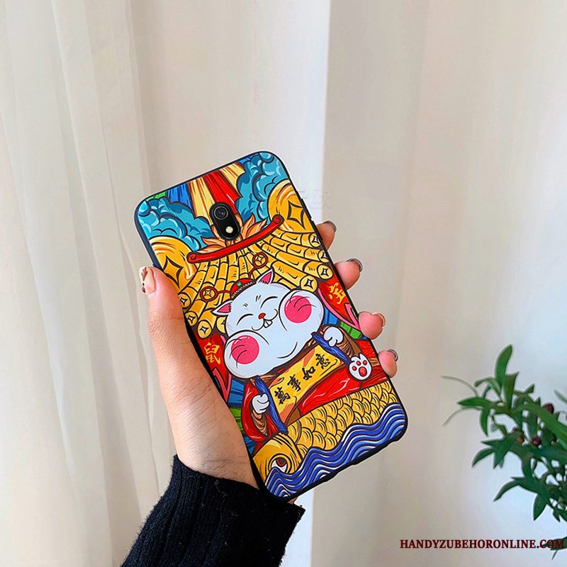 Etui Redmi 8a Beskyttelse Telefontynd, Cover Redmi 8a Cartoon Rød Ny