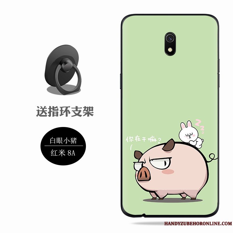 Etui Redmi 8a Blød Anti-fald Nubuck, Cover Redmi 8a Silikone Telefonrød