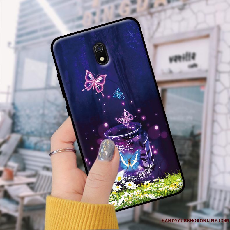 Etui Redmi 8a Blød Telefonstuderende, Cover Redmi 8a Beskyttelse Trend Rød