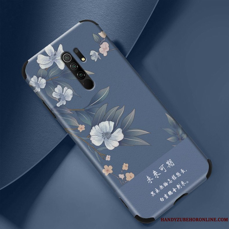 Etui Redmi 9 Blød Nubuck Kinesisk Stil, Cover Redmi 9 Silke Telefonny