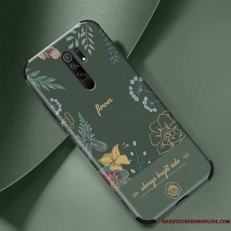 Etui Redmi 9 Blød Nubuck Kinesisk Stil, Cover Redmi 9 Silke Telefonny